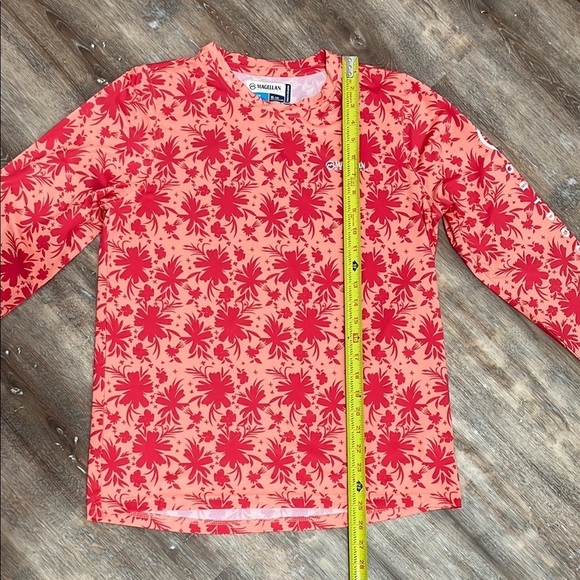 Magellan Outdoor Pink Floral Long Sleeve Shirt Boyfriend Fit Fish Gear Size XL - Picture 10 of 14